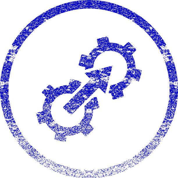 齿轮集成Grunge纹理图标图片下载