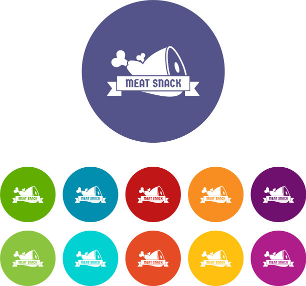 肉类图标设置颜色图片下载