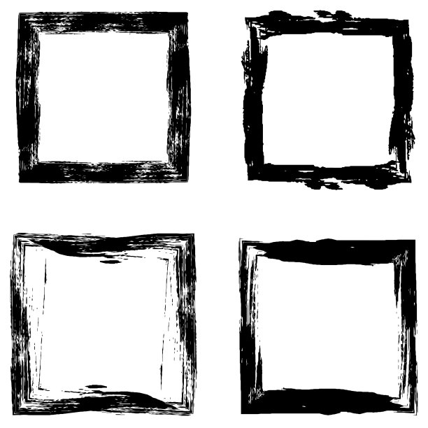 设置用硬笔刷画的相框图片下载