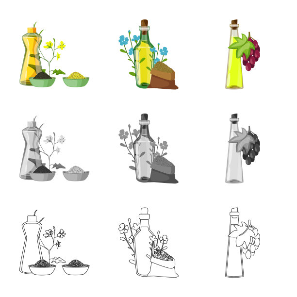 健康蔬菜标识设计图片下载