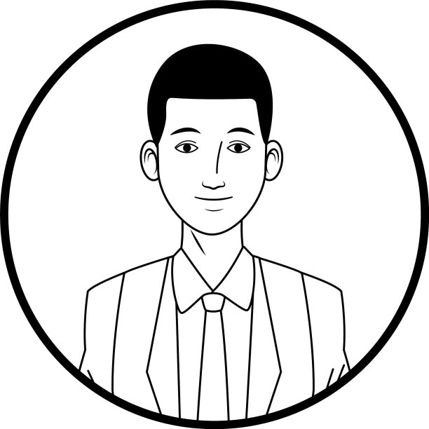 商人头像卡通人物简介图片下载