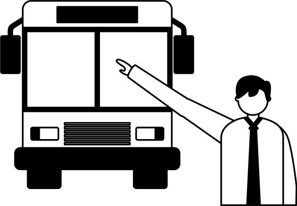 商人乘坐公交图片下载