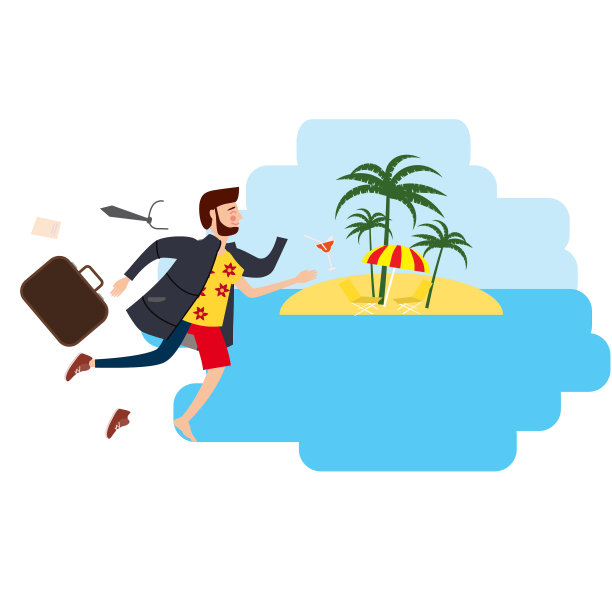 商人从冬天旅行到夏天图片下载