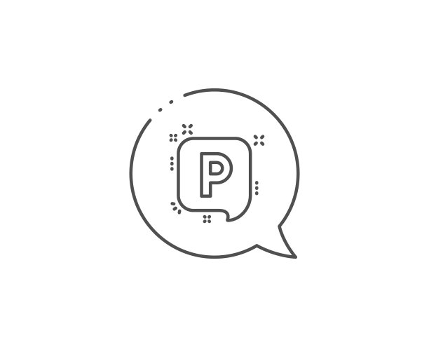 停车线图标停车场标志图片下载