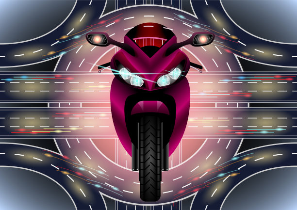 设置现实的现代摩托车图片下载