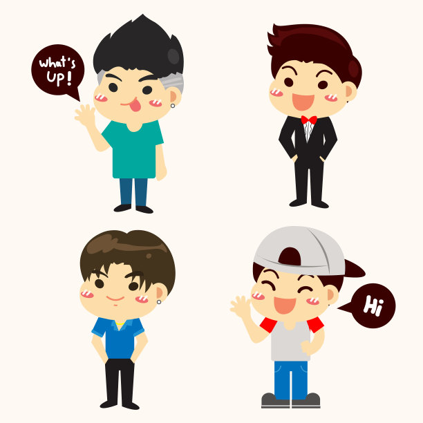 布景师打扮得很时髦图片下载