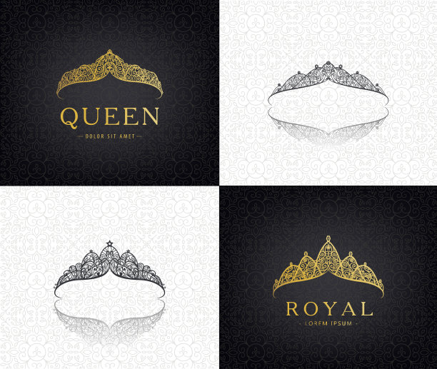 一套蕾丝豪华皇冠标志女王图片下载