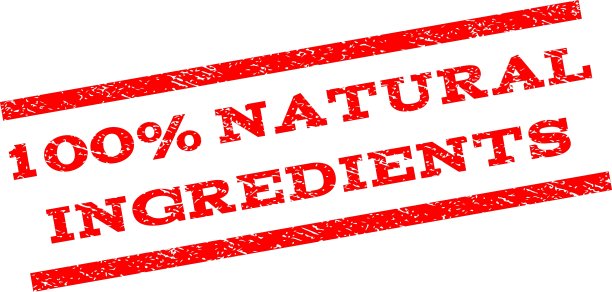 100%天然成分水印邮票图片下载