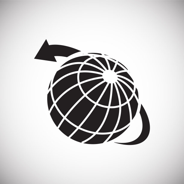 全球相关图标的背景上的图形和图片下载