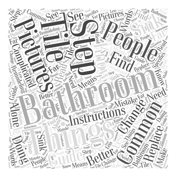 浴室重塑图片文字云概念图片下载