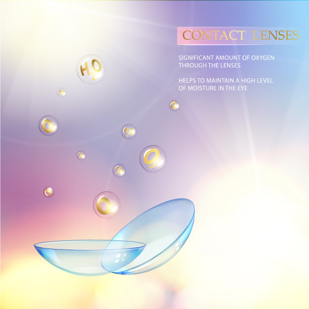 最适合你眼睛颜色的蓝色隐形眼镜图片下载