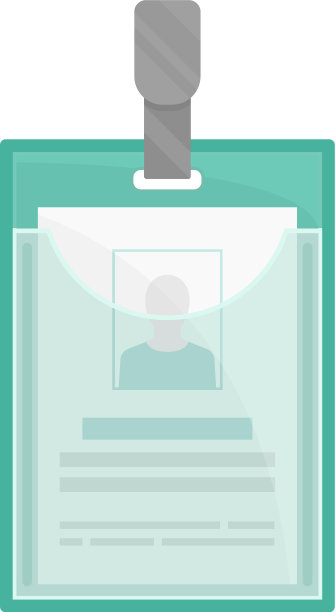 垂直持有人与个人身份证图片下载