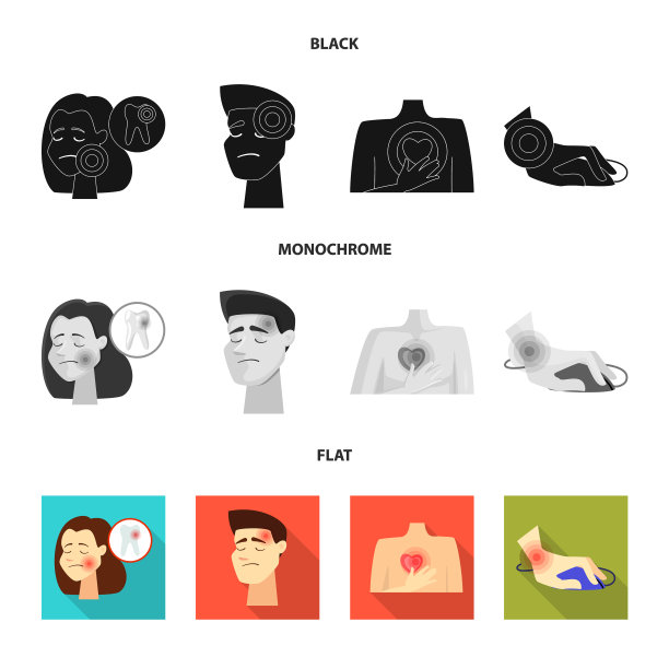 隔离对象医院和渲染标志图片下载