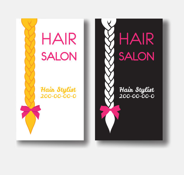 一套设计模板与辫子图片下载