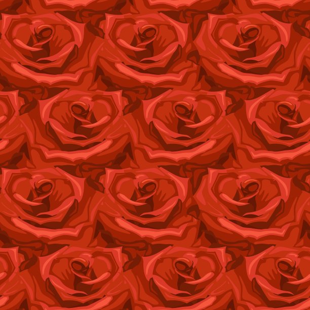 玫瑰无缝图案图片下载