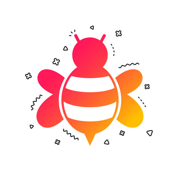 蜜蜂符号图标蜜蜂或apis符号图片下载