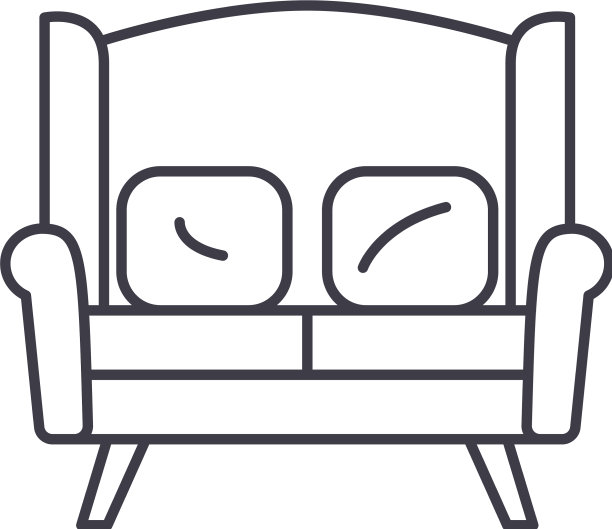 沙发为两线图标概念沙发为两图片下载