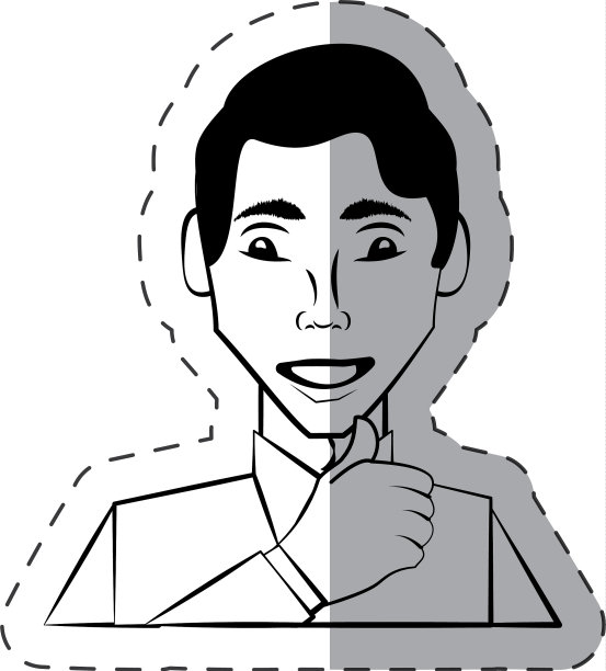 男人的性格图片下载