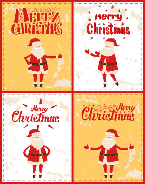 圣诞快乐海报设置圣诞老人冒险图片下载