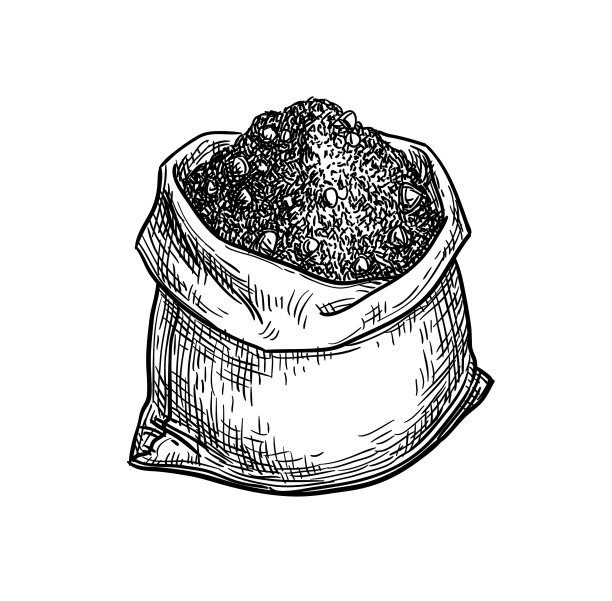 可可粉袋图片下载