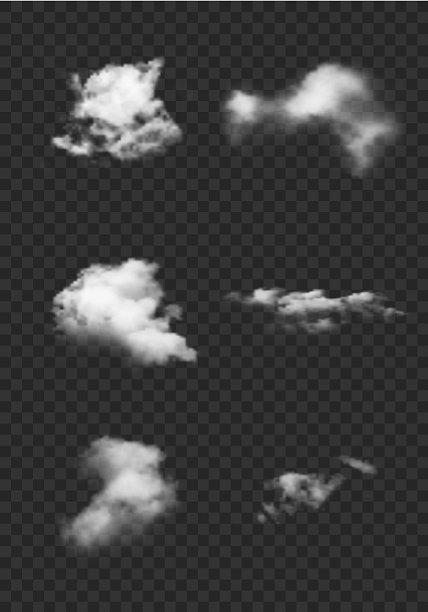 一组逼真的云图片下载