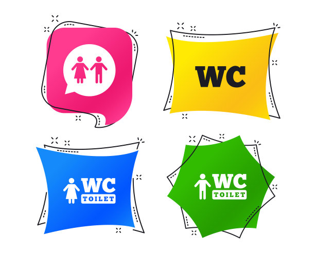 厕所图标的男厕所和女厕所图片下载