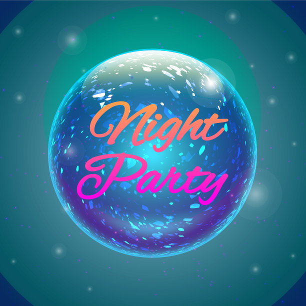 晚上聚会横幅图片下载