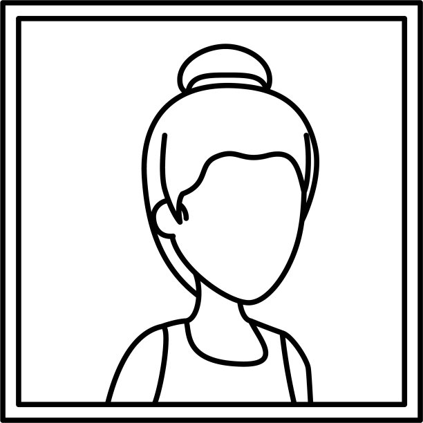 年轻女子的形象图片下载