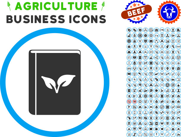 植物书圆形图标设置图片下载