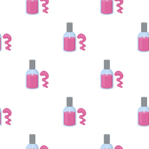 指甲油图标在卡通风格孤立上图片下载