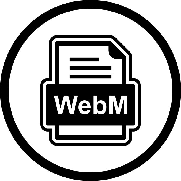 webm文件文档图标图片下载