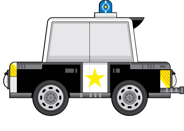 卡通警车图片下载