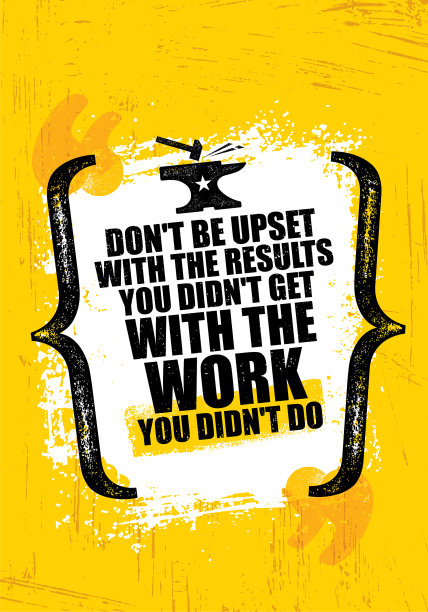 不要为你没有得到的结果而沮丧图片下载