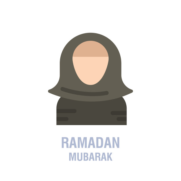 斋月圣像穆斯林伊斯兰祈祷和斋月图片下载