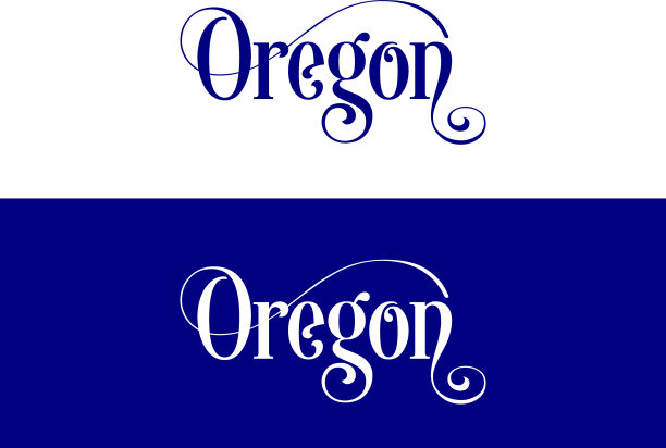 印刷术的美国俄勒冈州手写图片下载