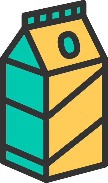 牛奶图标设计美食图标设计图片下载