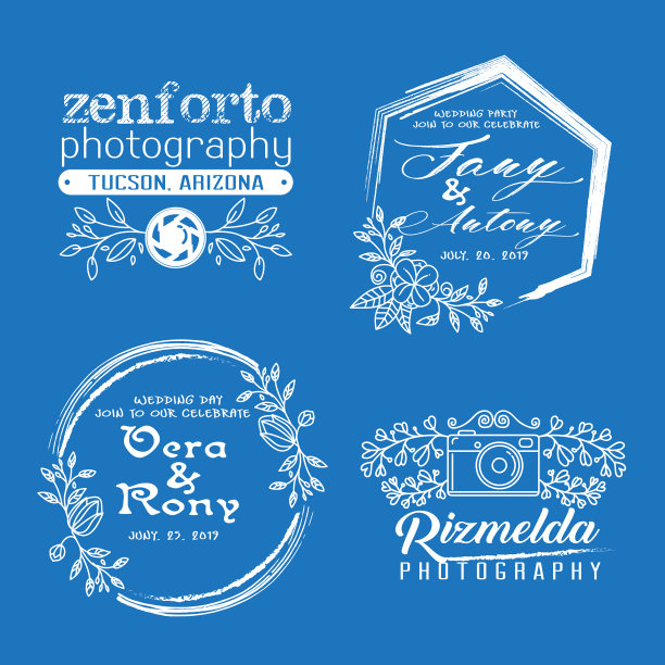 手绘花卉模板最适合你的框架图片下载