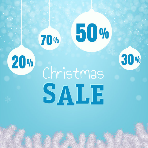 圣诞节销售海报图片下载