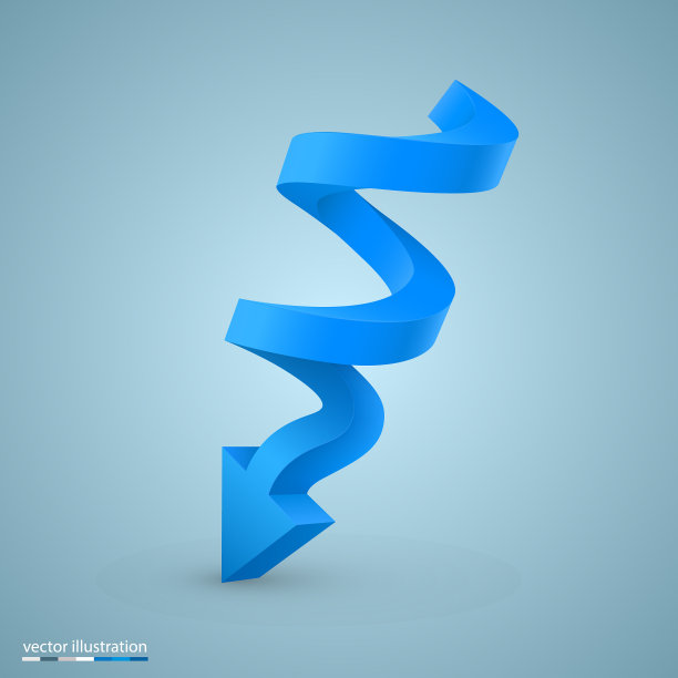 螺旋箭头符号艺术信息图片下载