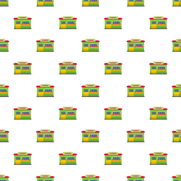 花店图案无缝图片下载