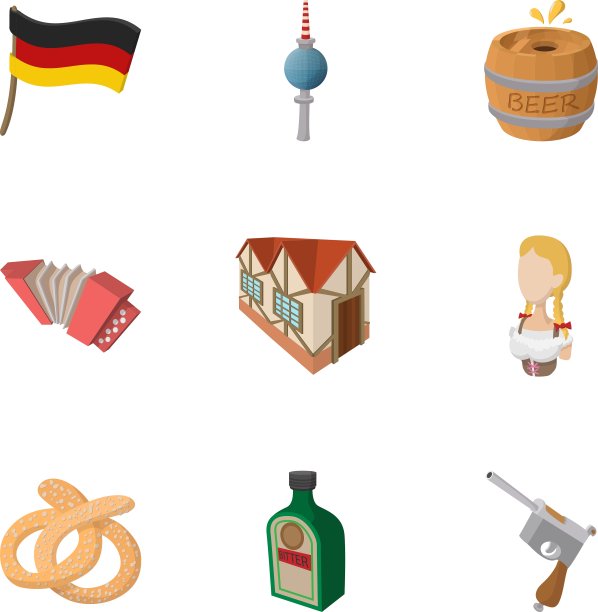 德国共和国卡通形象集风格图片下载