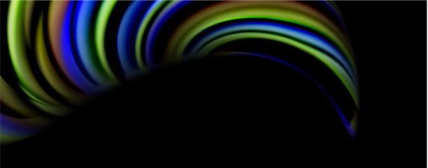 带有灯光效果的流体色波图片下载