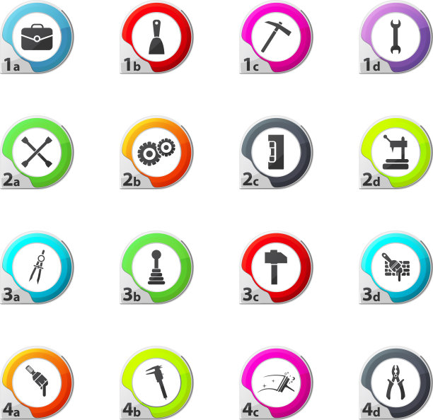 工作工具图标集图片下载