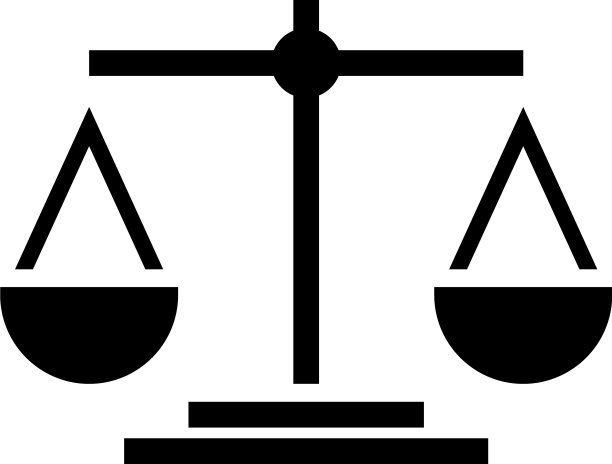 律师法律天平图标设计模板图片下载