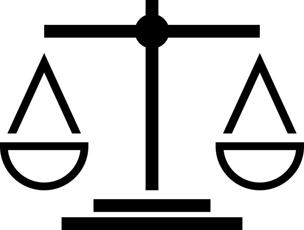 律师法律天平图标设计模板图片下载