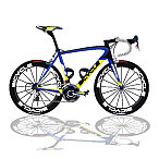 黑安培蓝自行车图片下载