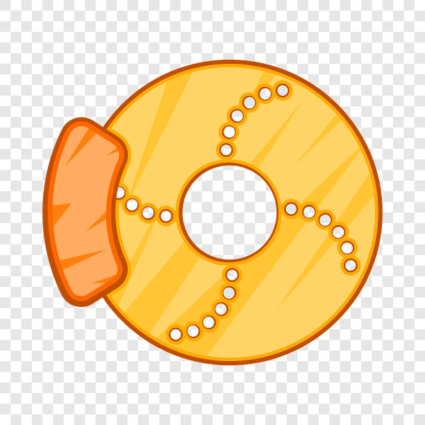 刹车盘图标在卡通风格图片下载