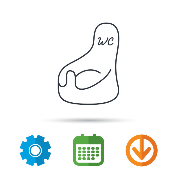 宝宝wc图标儿童厕所标志图片下载