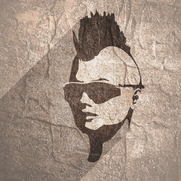 一个女性头部的剪影。图片下载