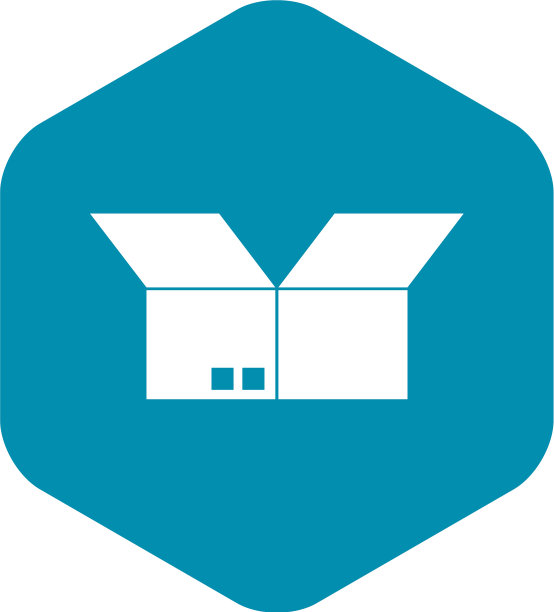 打开纸板箱图标样式简单图片下载